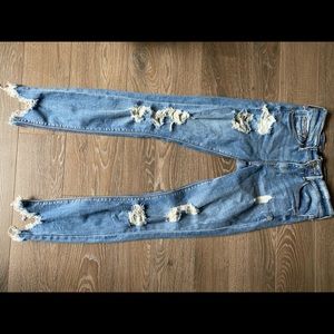 EXPRESS ANKLE LEGGING MID RISE JEAN